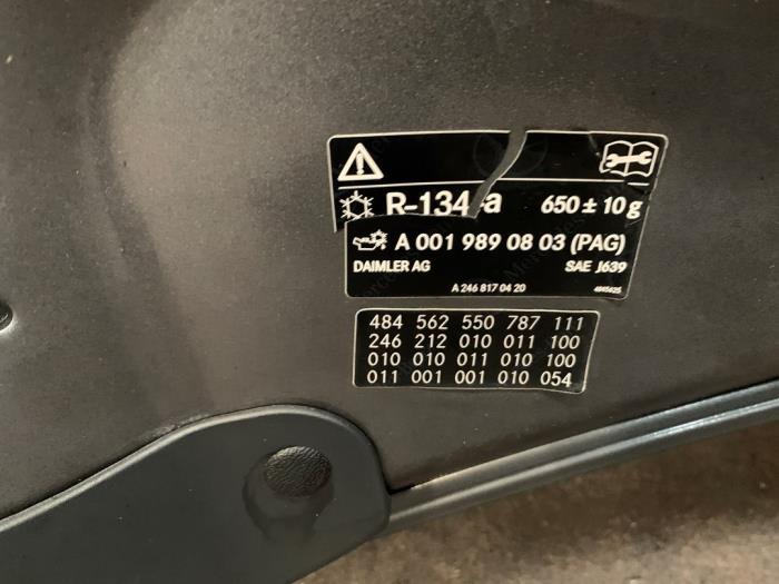 Maska z Mercedes-Benz B (W246) 1.5 B-180 CDI,d 16V 2015