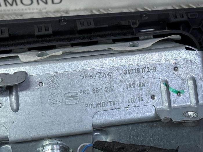 Poduszka powietrzna prawa (deska rozdzielcza) z Volkswagen Polo V (6R) 1.4 TDI DPF BlueMotion technology 2014