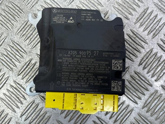 Airbagmodul från en Mercedes-Benz C Estate (S205) C-180 1.6 16V BlueEfficiency 2017