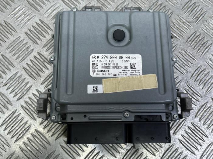 Tändningslås + dator från en Mercedes-Benz C Estate (S205) C-180 1.6 16V BlueEfficiency 2017