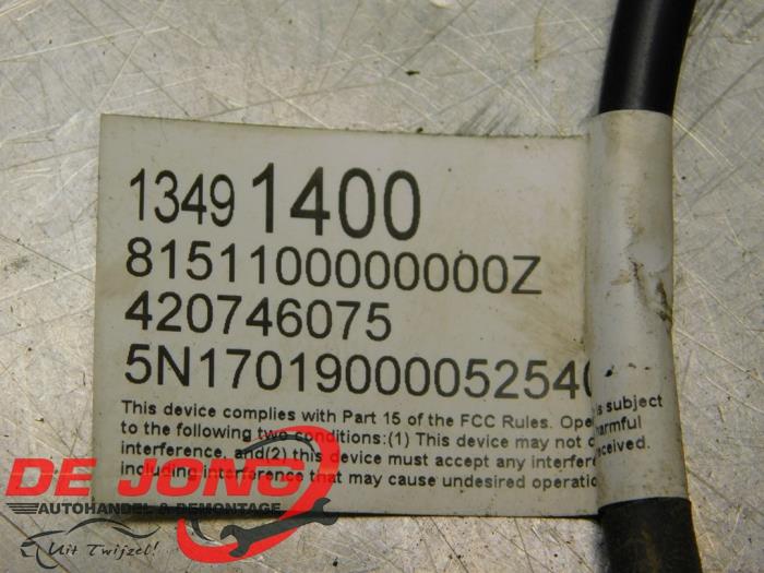 Backkamera från en Opel Astra K Sports Tourer 1.6 CDTI 110 16V 2017