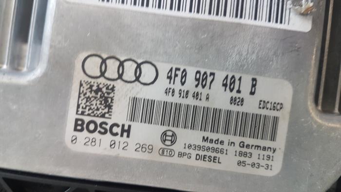 Tändningslås + dator från en Audi A6 Avant Quattro (C6) 3.0 TDI V6 24V 2005