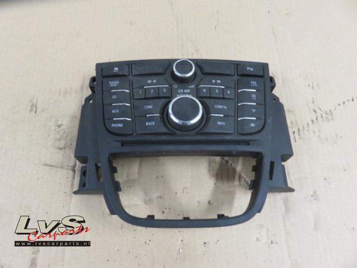 Opel Meriva Radio control panel