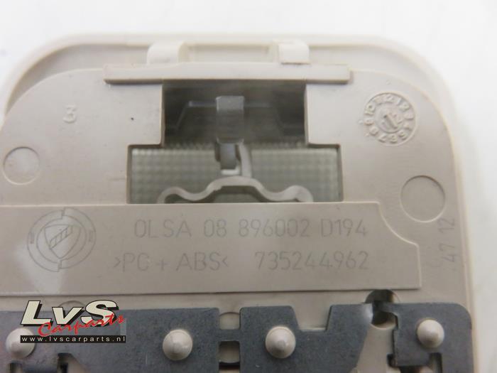 Fiat 500 Eclairage intérieur avant