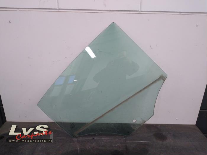 Jaguar XF Rear door window 4-door door, rear right