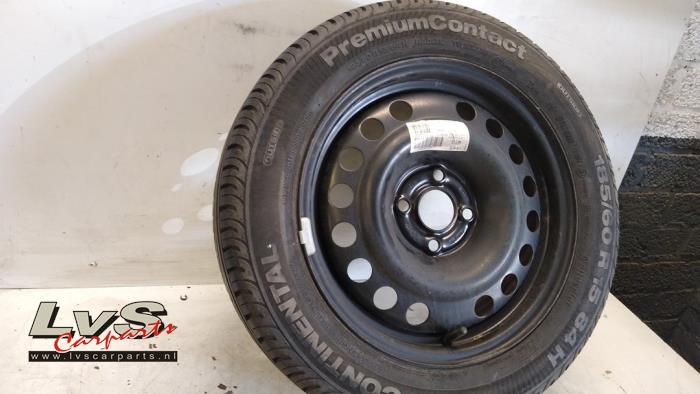 Opel Meriva Space-saver spare wheel