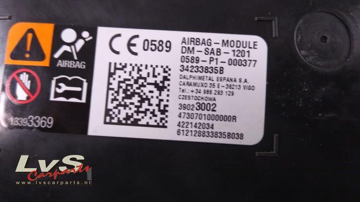 Sätesairbag (säte) från en Opel Astra K 1.2 Turbo 12V 2021