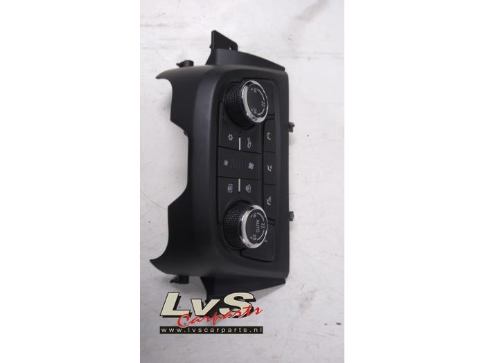 Opel Zafira Heater control panel