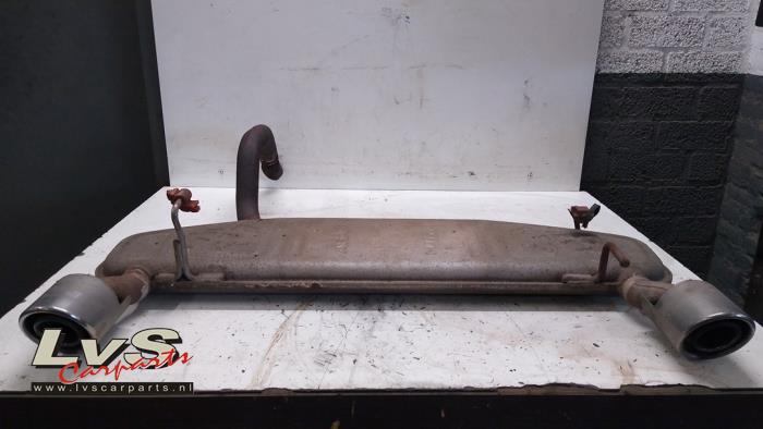Ljuddämpare, bak från en Abarth 500/595/695 1.4 T-Jet 16_ 2016