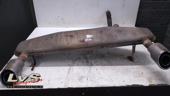 Ljuddämpare, bak från en Abarth 500/595/695 1.4 T-Jet 16_ 2016