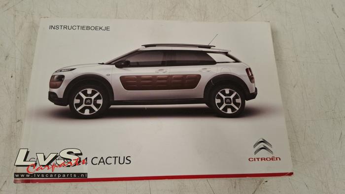 Citroen C4 Cactus Instruction Booklet