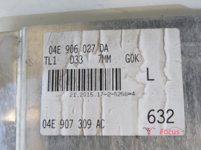 Dator, motorstyrning från en Audi A3 Sportback (8VA/8VF) 1.4 TFSI 16V 2015