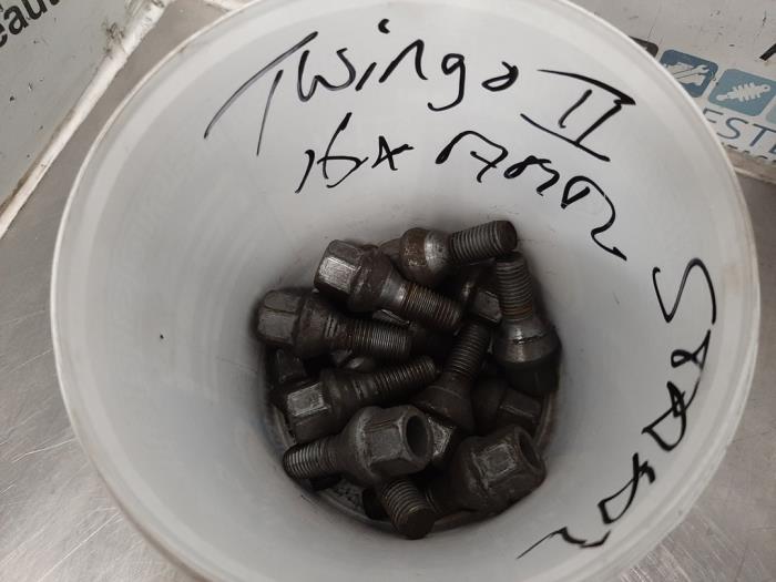 Wielbouten set van een Renault Twingo II (CN) 1.2 2008