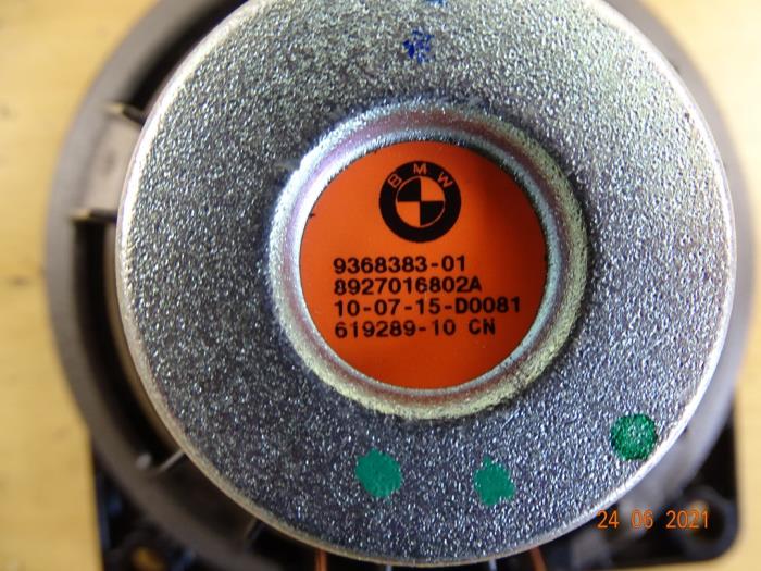 Högtalare från en Mini Cooper S 2015