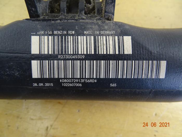 Tankbussning från en Mini Cooper S 2015