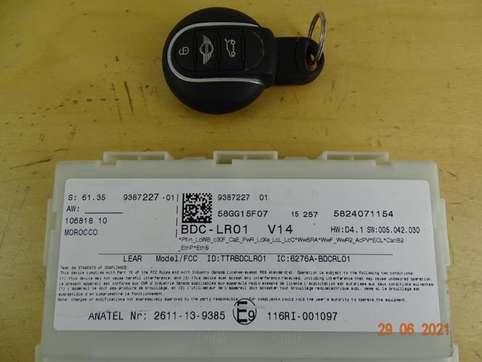 Dator, motorstyrning från en Mini Cooper S 2015