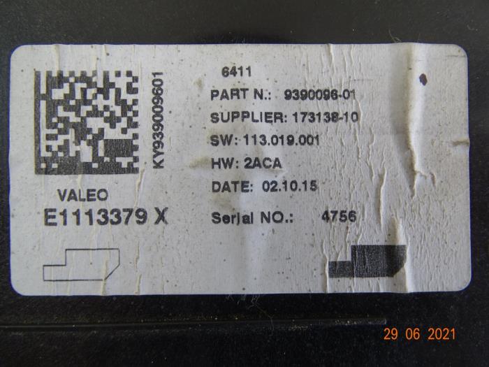 Dator, kylning från en Mini Cooper S 2015