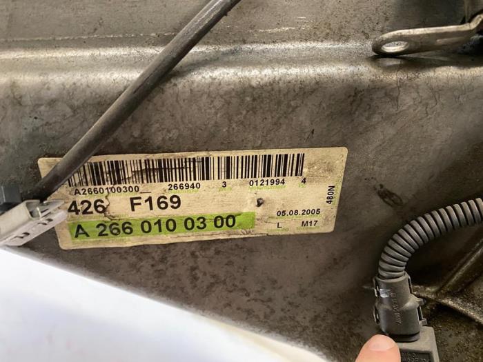 Motor van een Mercedes-Benz A (W169) 1.7 A-170 3-Drs. 2005