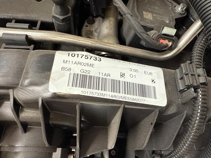 Motor van een BMW 3 serie (G20) M340i xDrive 3.0 TwinPower Turbo 24V 2019