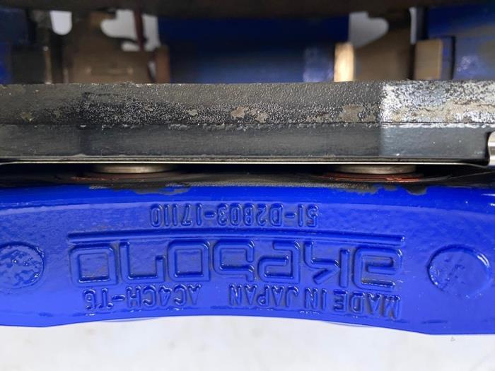 Bromsoksats från en Audi RS 6 Avant (C8) 4.0 V8 TFSI Mild Hybrid 32V 2021