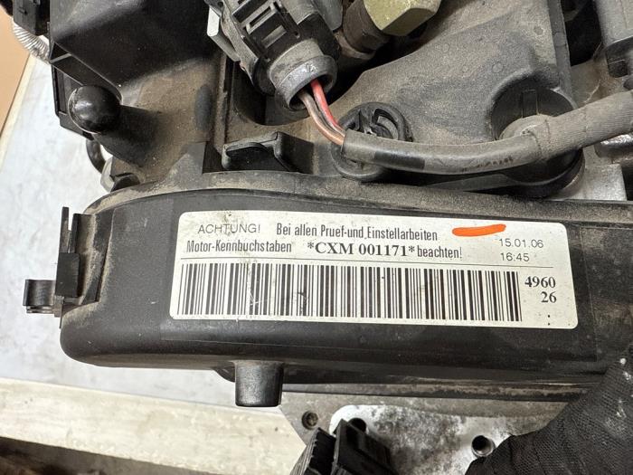 Motor från en Skoda Rapid 1.6 TDI 16V 2015