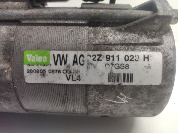 Startmotor från en Skoda Fabia II Combi 1.4 TDI 80 2010