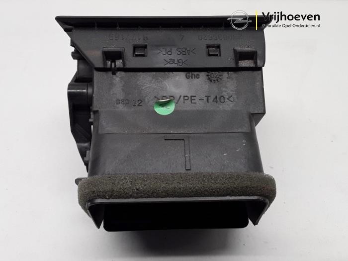Luchtrooster Dashboard van een Opel Vectra C 2.2 16V 2002