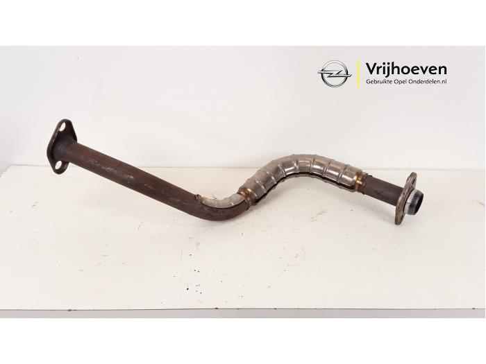 Uitlaat voorpijp van een Opel Agila (B) 1.0 12V 2009