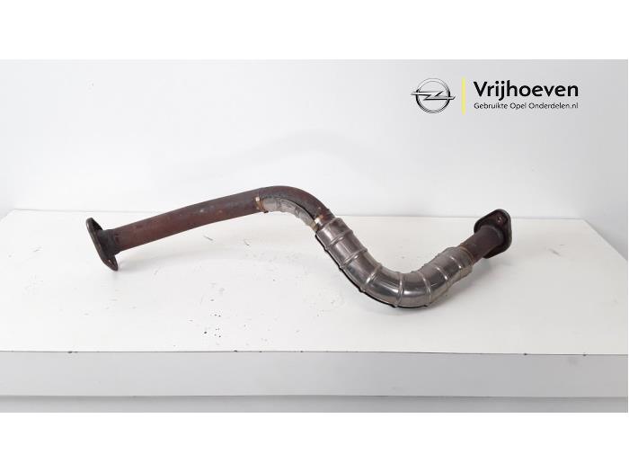 Uitlaat voorpijp van een Opel Agila (B) 1.0 12V 2009
