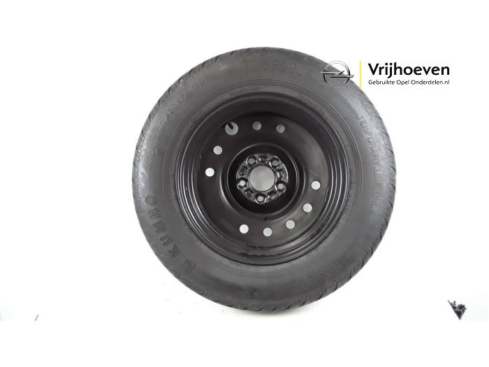 Space-saver spare wheel from a Opel Antara (LA6) 2.4 16V 4x4 2007