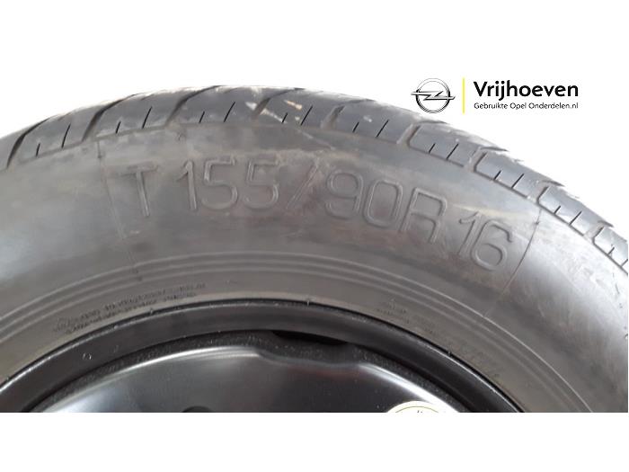 Space-saver spare wheel from a Opel Antara (LA6) 2.4 16V 4x4 2007