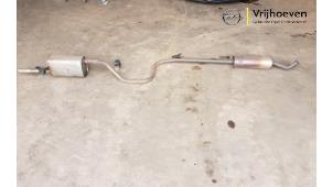 Used Exhaust central + rear silencer Opel Corsa F (UB/UH/UP) 1.2 12V 75 Price € 150,00 Margin scheme offered by Autodemontage Vrijhoeven B.V.