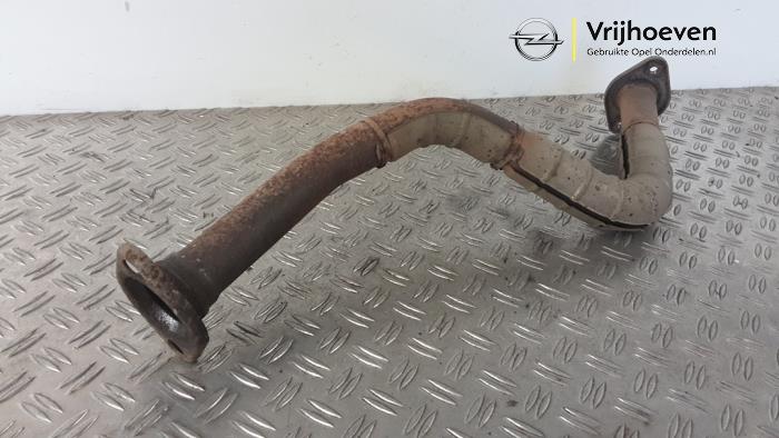 Uitlaat voorpijp van een Opel Agila (B) 1.2 16V 2011