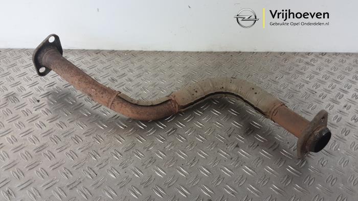 Uitlaat voorpijp van een Opel Agila (B) 1.2 16V 2011