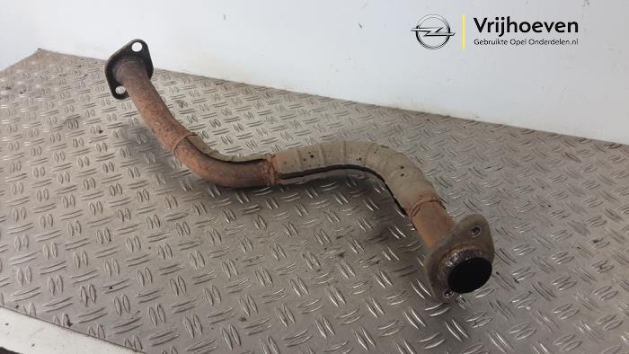 Uitlaat voorpijp van een Opel Agila (B) 1.2 16V 2011