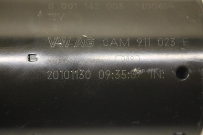 Startmotor från en Audi A1 (8X1/8XK) 1.4 TFSI 16V 185 2011