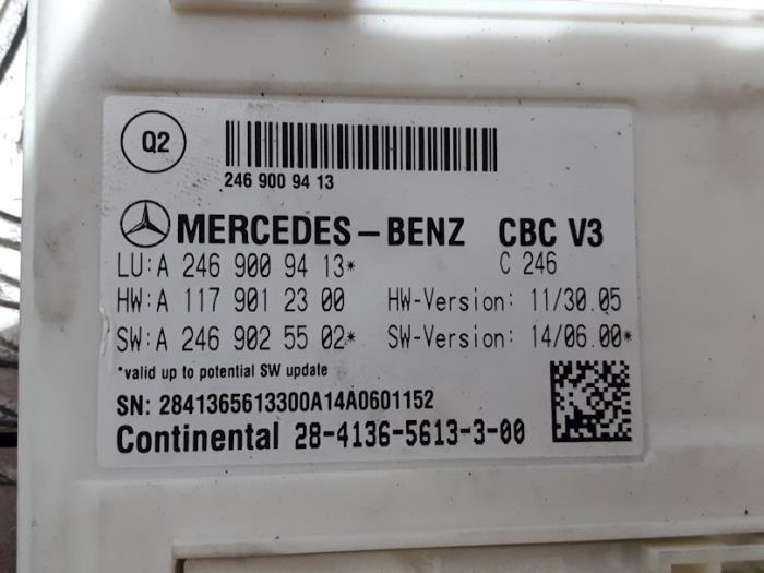 Dator , karosskontroll (BCM) från en Mercedes-Benz A (W176) 1.6 A-200 16V 2014