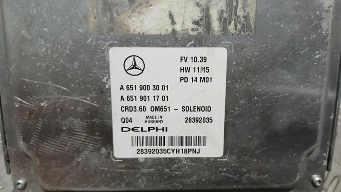 Dator, motorstyrning från en Mercedes-Benz A (W176) 2.2 A-220 CDI 16V 2014