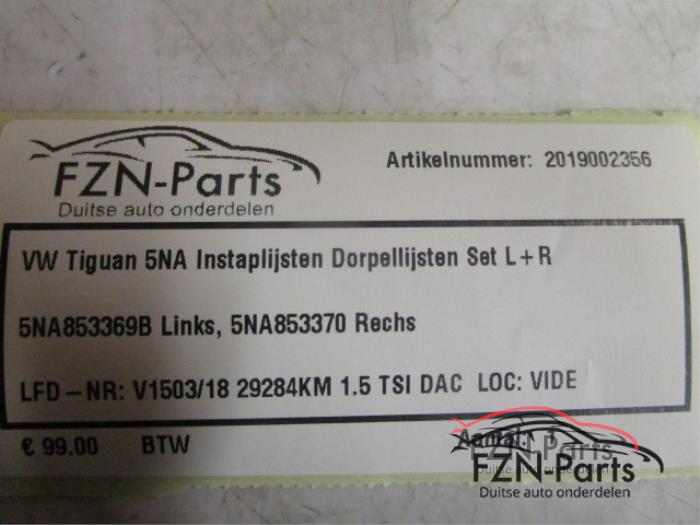 Dekorstripe från en Volkswagen Tiguan 2016