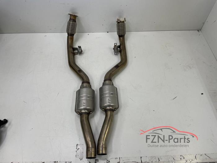 Uitlaat Middendemper van een Audi A6 Avant (C8)  2021