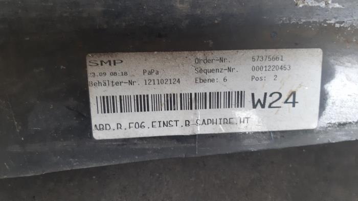 Dörrtröskel, höger från en BMW 6 serie Gran Coupe (F06) 640d 24V 2015