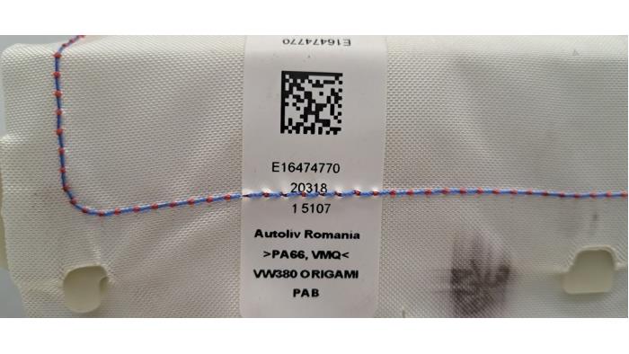 Höger airbag (instrumentbräda) från en Volkswagen Golf VIII Variant (GC5) 2.0 TDI BlueMotion 16V 2021