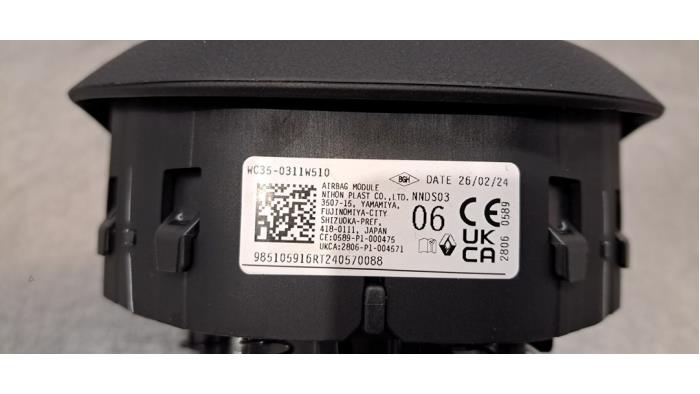 Airbag links (Stuur) van een Renault Arkana (RJLL) 1.6 E-Tech 145 16V 2024