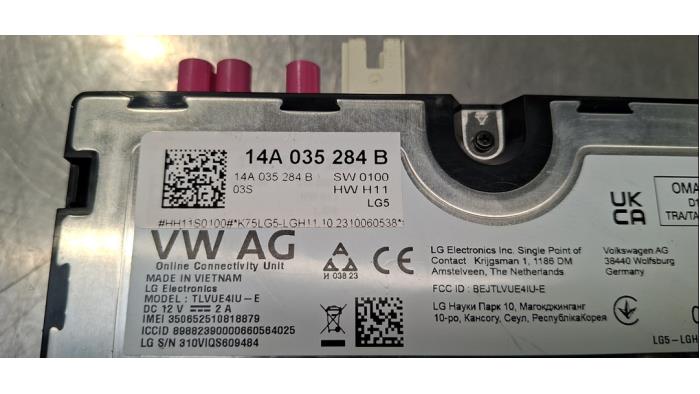 Audi Communication Interface Module Communication module Audi Q4 45 e-tron 82 kWh - 14A035284B