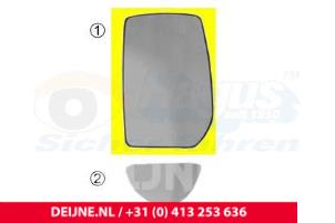 Nowe Szyba lusterka prawego Ford Transit Cena € 11,50 Z VAT oferowane przez van Deijne Onderdelen Uden B.V.