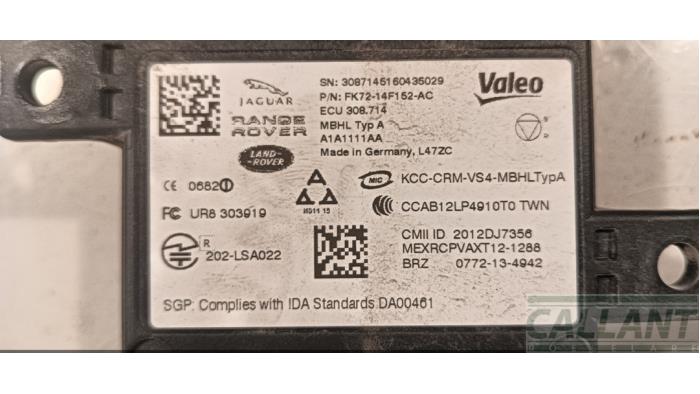 Dode hoek sensor van een Land Rover Discovery Sport (LC) 2.0 TD4 180 16V 2016