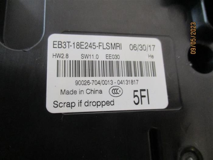 Luftkonditionering, kontrollpanel från en Ford Ranger 3.2 TDCi 20V 4x4 2017