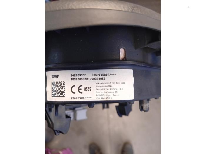 Vänster airbag (ratt) från en Vauxhall Vivaro B Combi 1.6 CDTI Biturbo 140 2019