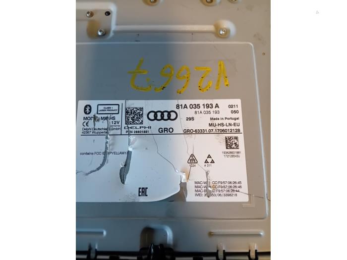 Module Navigatie van een Audi Q2 (GAB/GAG) 1.6 30 TDI 16V 2017