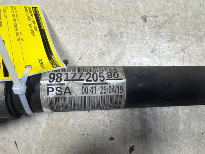 Drivaxel, vänster fram från en Peugeot Expert (V1/VA/VB/VE/VF/VT/VY) 1.6 Blue HDi 95 16V 2019